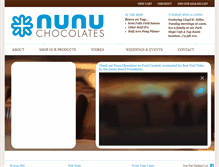 Tablet Screenshot of nunuchocolates.com